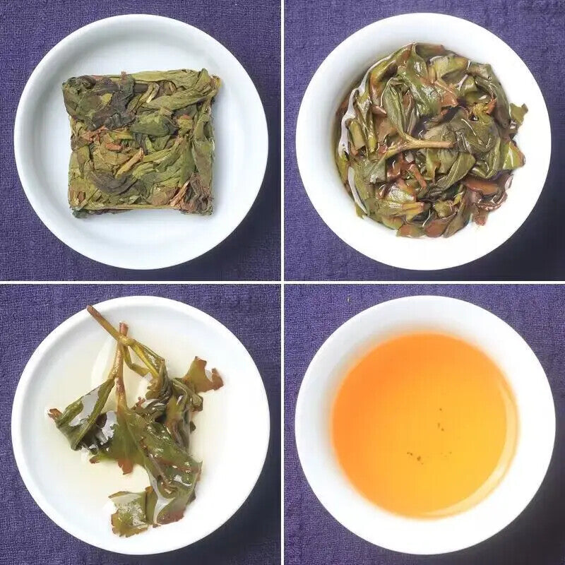 Flower Fragrance Compressed Oolong Tea Cake Zhang Ping Shuixian Oolong Tea