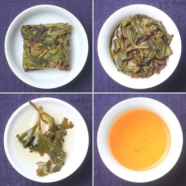 Flower Fragrance Compressed Oolong Tea Cake Zhang Ping Shuixian Oolong Tea