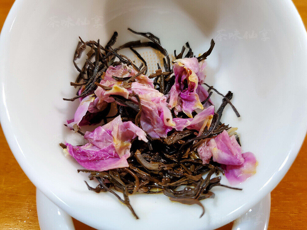 New Rose Tea Jiuqu Red Plum Longjing Heavy Rose Tea High Mountain Tea 10g