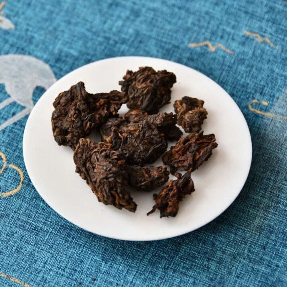 LAO CHA TOU * Ba Jiao Ting Old Tea Head 5 Years Aged Puer Tea 400g Ripe Cha