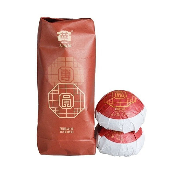 Da Yi Menghai Ripe Pu-erh Tuo Tea 100g Premium Dry Storage Yunnan Tea
