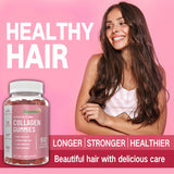 Biotin Vitamin C Collagen Gummies Nails Hair Skin Beauty 60 Vegan Capsules