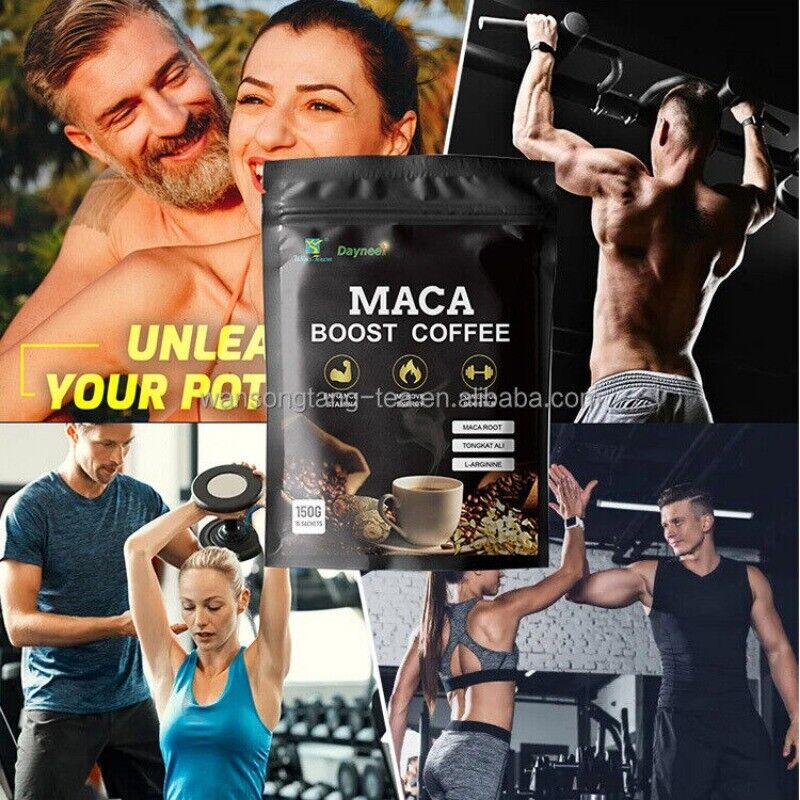 Max Man Power Maca Energy Coffee tongkat Herbal instant Maca coffee 10g*15bags