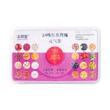 24 Flavor Red Ginseng Rose Tea Longan Herbal Blend Small Can Relaxation Wellness