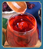Rosehip and Hibiscus Flower Tea with Dried Roses in Tin Can 40g*2
