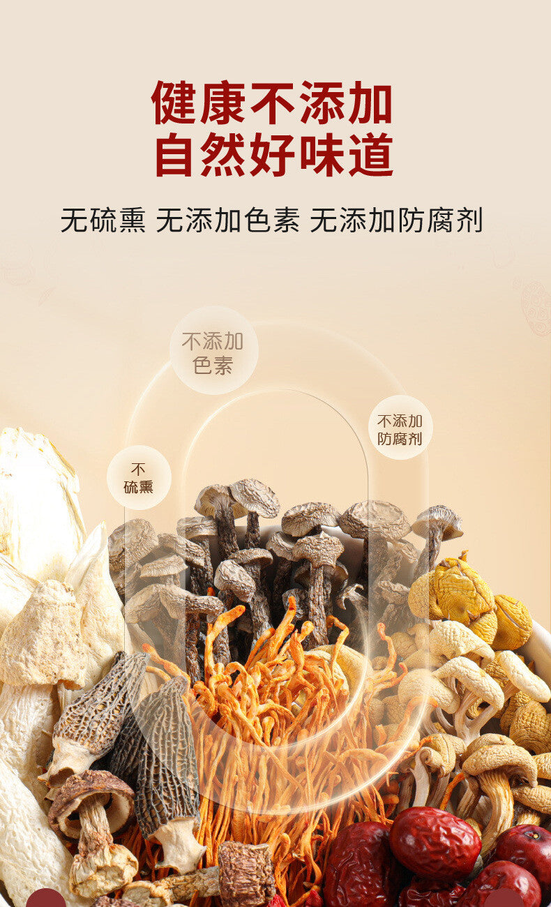 New Year Pack: Mushroom Dried Delicacies Box with Morel Specialty