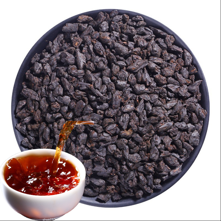 Fossil Glutinous Tea Fossil 500g Sweet and Glutinous Smooth Menghai Ripe Tea