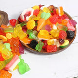 German-Style Children's Gummi Candies, Hamburger & Cola Bottle Shapes, Bulk Pack
