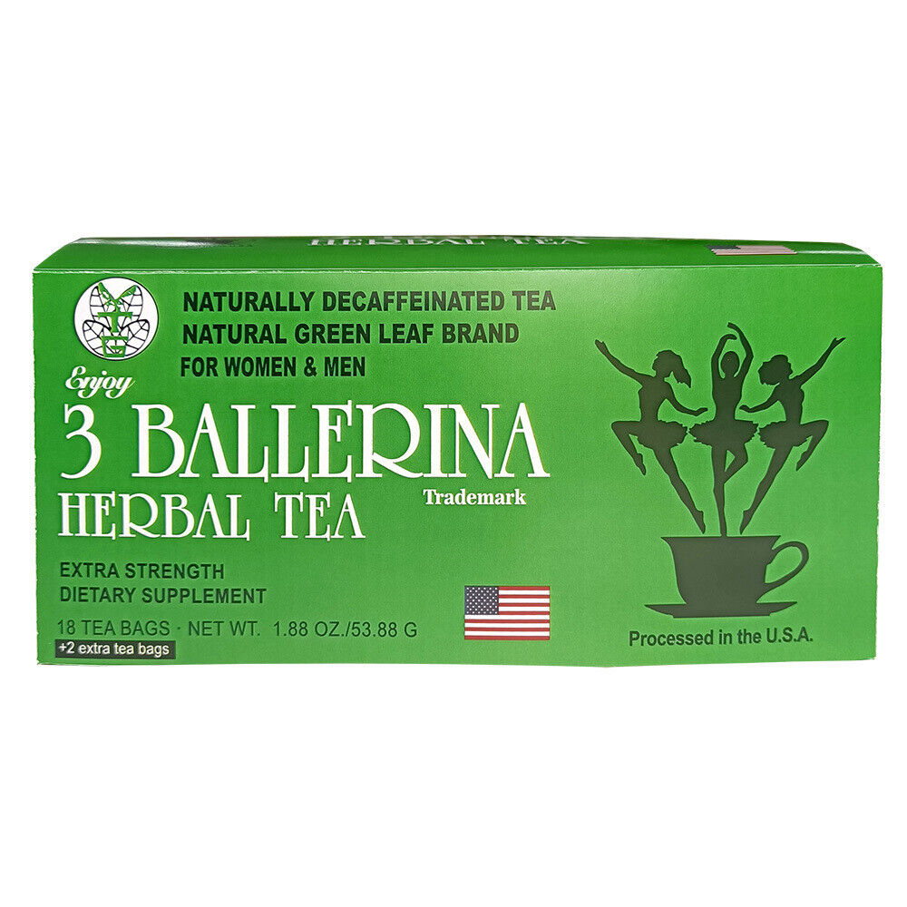 3 BALLERINA TEA Extra Strenght Dietary Supplyment Herb Tea Slimming 18 Bags Secondary image