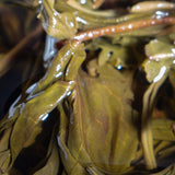 300g Manzon Yunnan Pu'er tea raw tea leaves old tree pine pressed brick tea