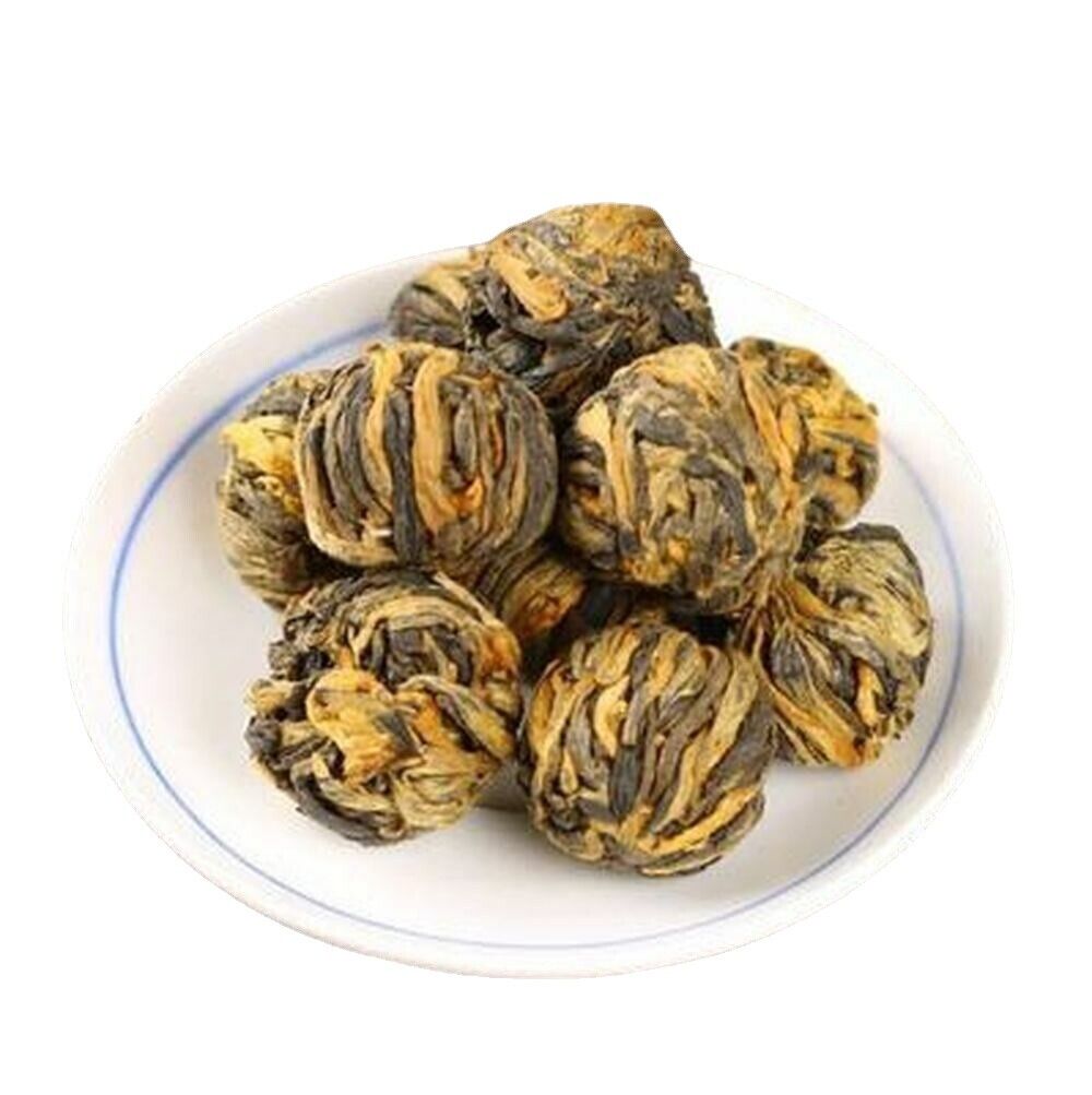 Organic Hong Kong Blooming Tea Ball Yunnan Black Tea Dragon Ball Tea 500g/17.6oz