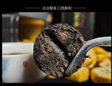 500g Aged Golden Coin Tea Hunan Anhua Black Tea Golden Flower Black Tea Granules