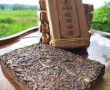 250g Yiwu ripe brick camphor brick tea old tea shoots leaf packaging ripe pu'er