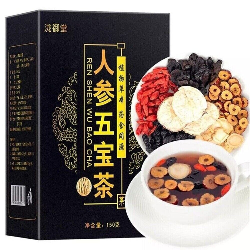 3Pack Kidney Tea Ginseng Six Treasure Chinese Herbal