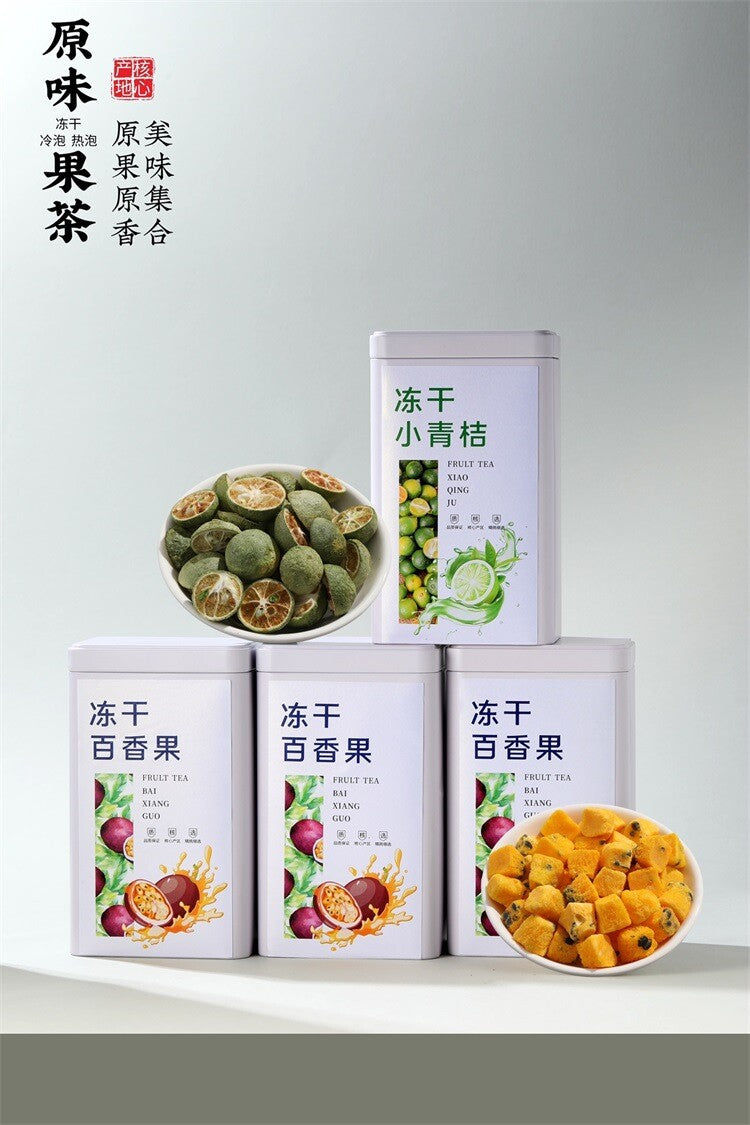 70g Small Green Oranges Passion Fruit Tea Iced Fruit Tea for Summer After Meal