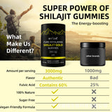 Reine Himalaya-Shilajit-Fruchtgummis zur Immununterstützung mit Ashwagandha