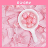 White peach candy, wedding candy, fruit candy, hard candy, snacks, and snacks