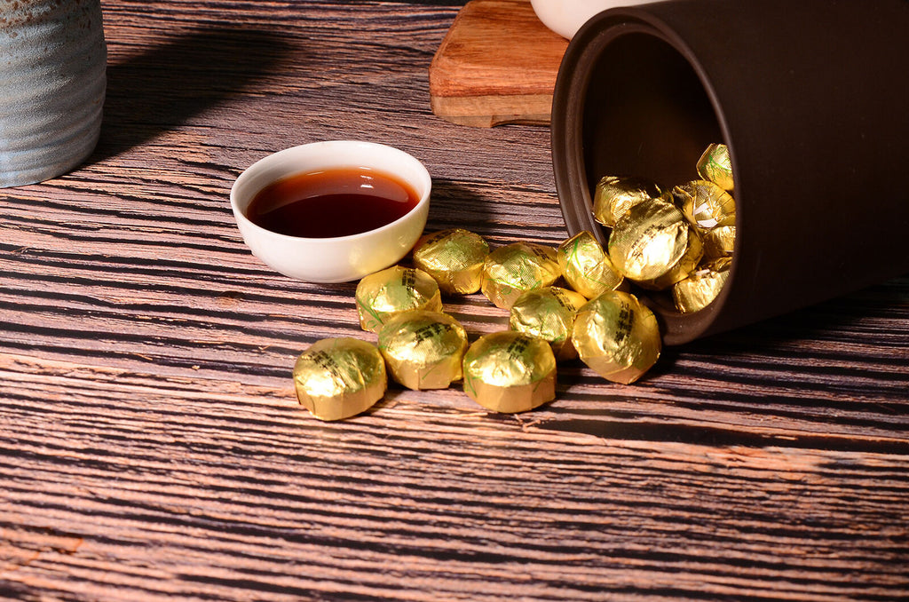 500g Golden Classics Mini Tuocha Original Flavor Ripe Tea Yunnan Pu'er Tea