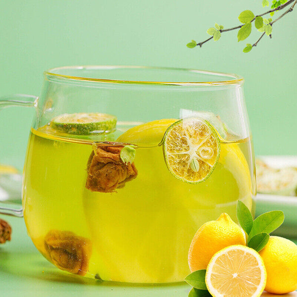 Dried Green Tangerine & Lemon Tea: Cold Brew, Summer Fruit Tea