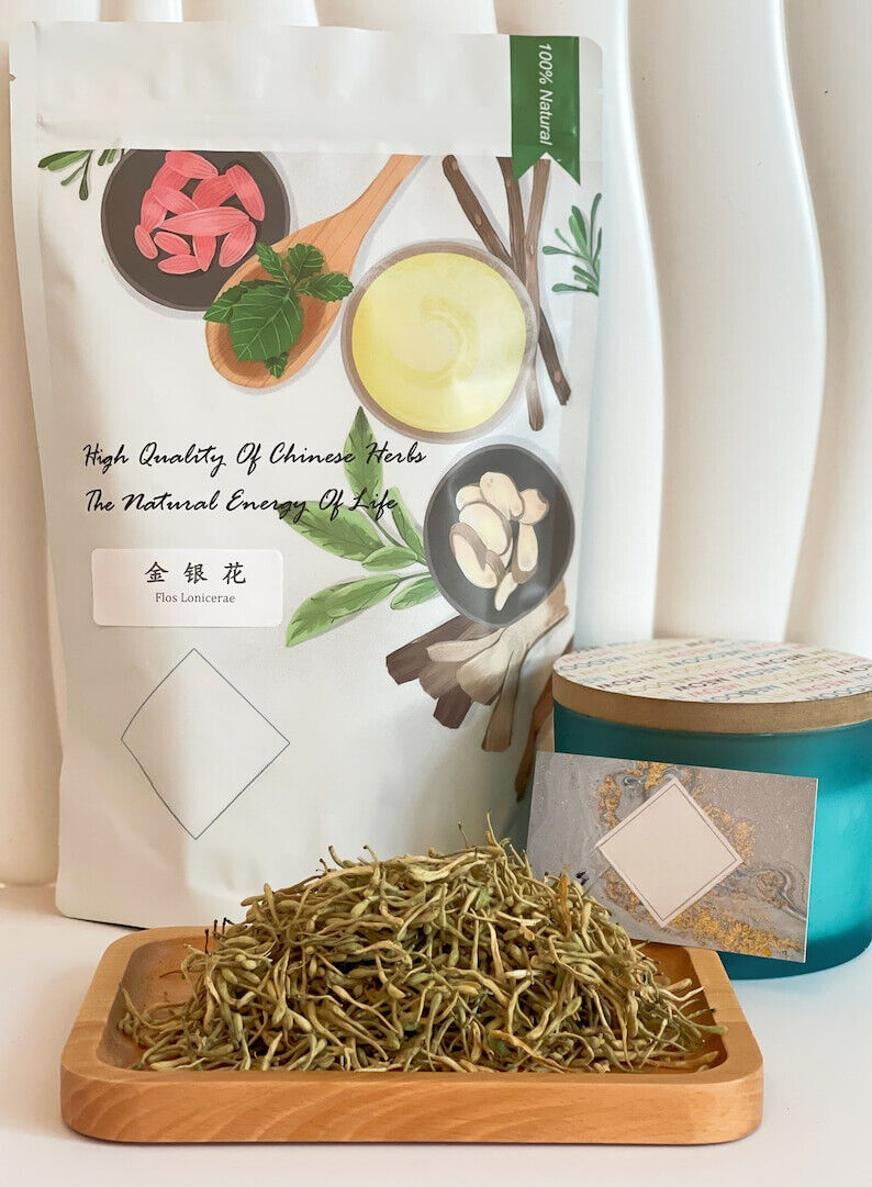 High Quality / Jing Yin Hua /金银花/ Honeysuckle Flower / Lonicera japonica Thunb Secondary image