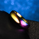 Titanium Ring Magnetic Therapy Men Women Jewelry Top Slimming Ring Rainbow Ring