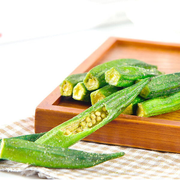 High-quality Okra Crisp 250g Dried Fruit and Vegetable Crisp Instant Snacks