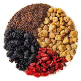 Shaanxi Sandalwood, Cornel, Raspberry, Mulberry Four-Treasure Tea Bags for Men