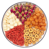 Rose Ginseng Herbal Tea 30 Bags Red Dates Goji Longan Health Support Blend