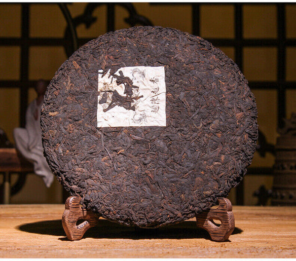 Yunnan Pu'er Tea Ripe Tea The More Ages Better Smells Pu'er Ripe Tea Cake 357g