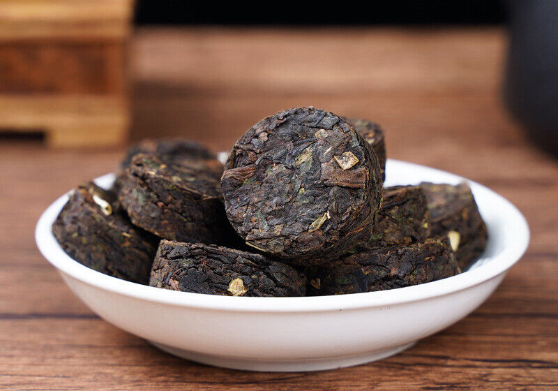 500 grams Yunnan Glutinous Fragrant Xiao Tuo Tea Pu'er Ripe Tea Small Jade Cake