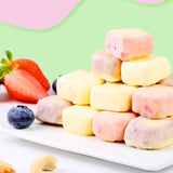 45g Office Snack 3 Bags Freeze-Dried Yellow Peach with Nuts & Yogurt Cubes