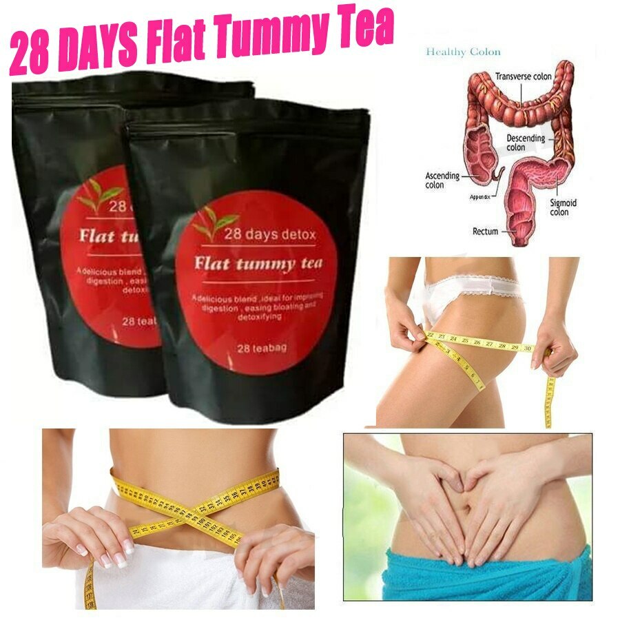 28Days Detox Flat Tummy Tea Fat Burner Schlankheitsmittel Gewichtsverlust Detox