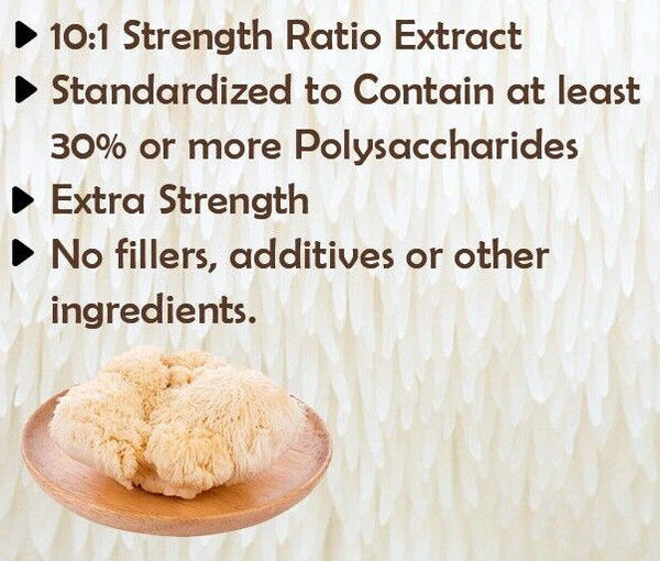 Lion's Mane Mushroom Powder Pure Extract 8.8oz