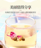 Scented Tea, Roses Tea, Dried Herb Tea Roses, Double Petals, Round Canned Roses