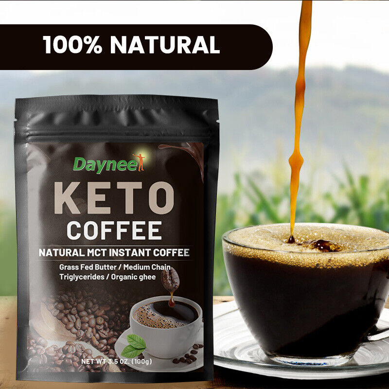 Slim Diet Keto Coffee Natural Slimming Weight Loss Instant Coffee Powder 10g*10
