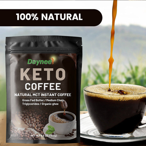 Slim Diet Keto Coffee Natural Slimming Weight Loss Instant Coffee Powder 10g*10