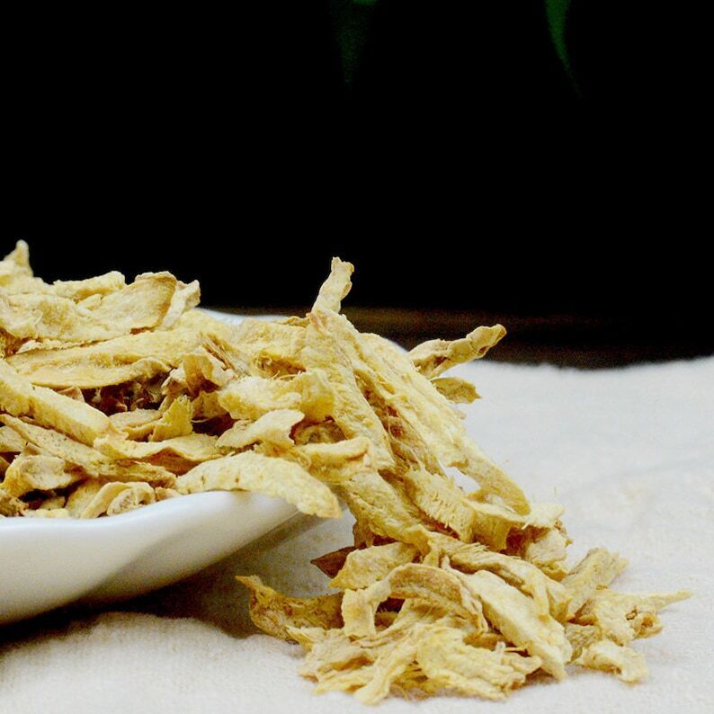 Premium Dried Organic Ginger Root Strips Zingibor Officinale Pure Natural Herb Secondary image