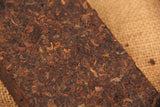 500g Old Ban Zhang Tea Brick Puerh Tea Ripe Pu'er Ancient Tree Bamboo Tube Tea