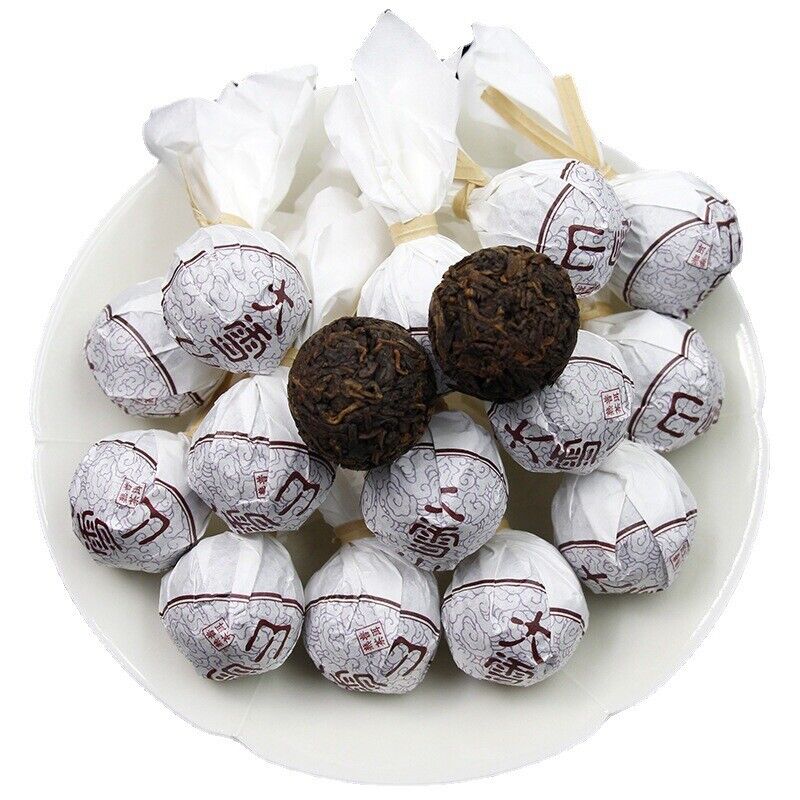 500g Yunnan Lincang Daxueshan Pu'er tea ripe tea ancient dragon pearl tea ripe Main image