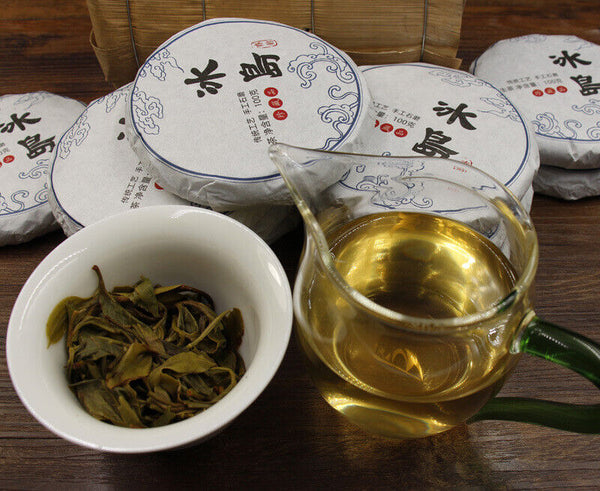 100g Icelandic Spring Rhythm Pu-erh Tea Raw Cakes 10 cakes mention bamboo shoot