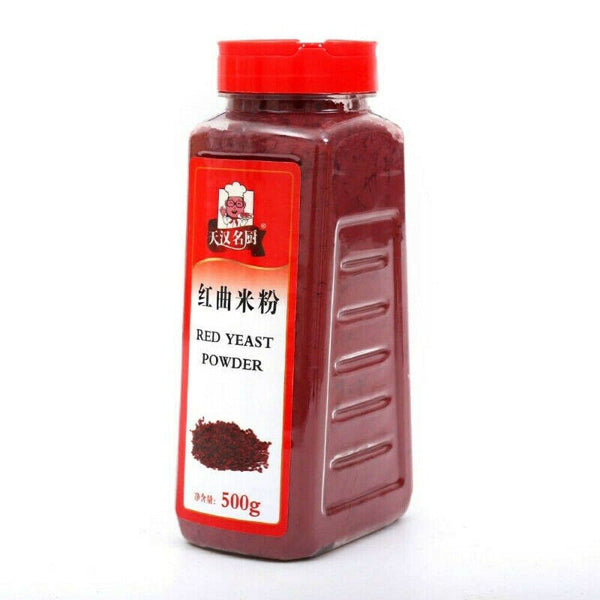 500g Monascus Purpureus Chinese Herbal Products  High Quality Red Yeast Powder