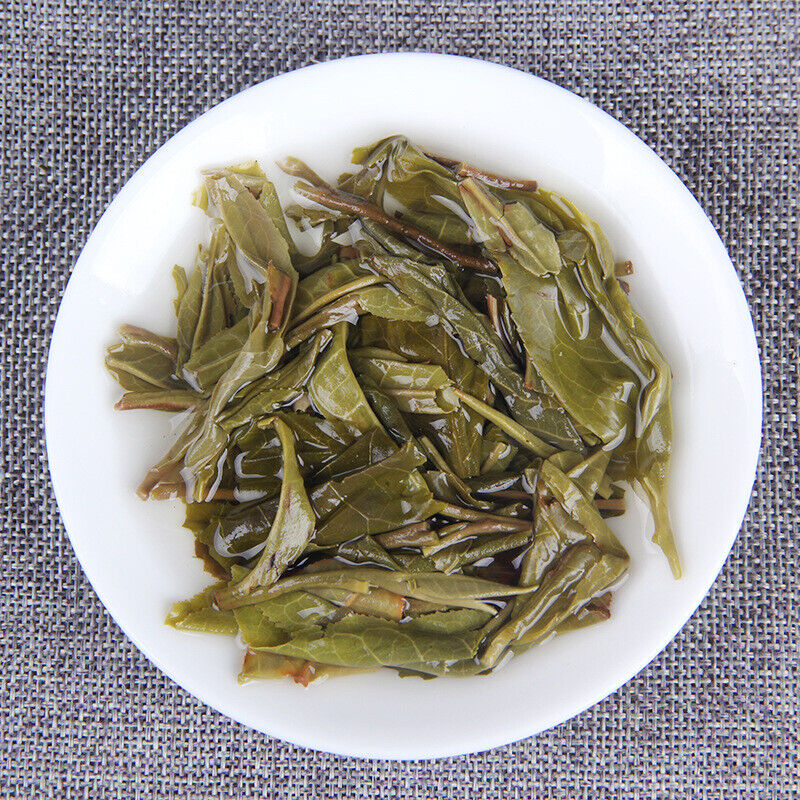 357g Old Tree Puerh Raw Tea Cake Menghai Black Tea 头春茶年传世印级 古树普洱茶生茶勐海黑茶密香