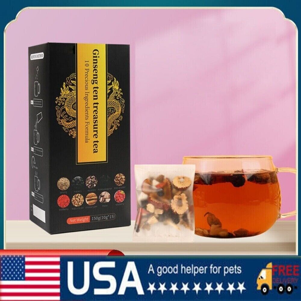 Ginseng Treasure Tea 10 Herbs Formula Medlar Premium
