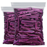 Purple Potato Strips Natural Sweet Potato Strips Homemade Purple Potato Snacks