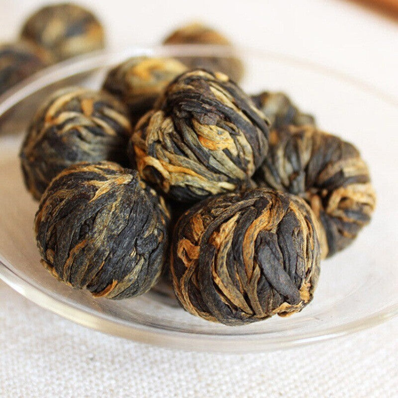 China Yunnan Dianhong Dragon Pearl Dian Hong Handmade Black Tea Gold Pearl 250g Main image