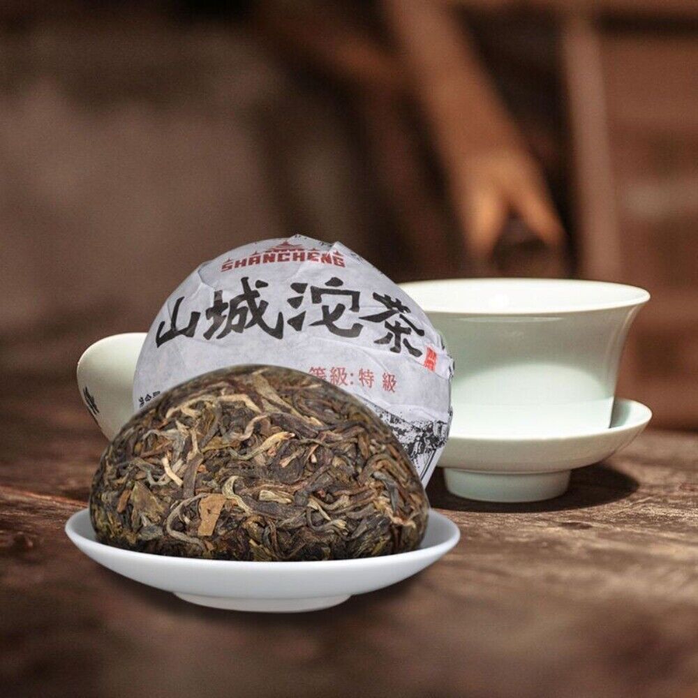 Yunnan Sheng Pu-erh Tuo Tea 100g Premium Large Leaf Raw Green Tea Main image