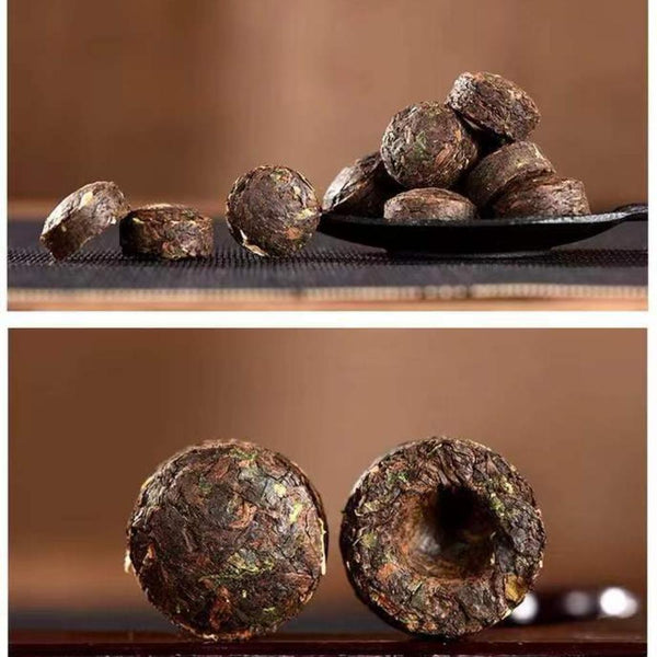 500g Natural Mini Xiaojintuo Tea Premium Aged Glutinous Rice Fragrant Pu'er