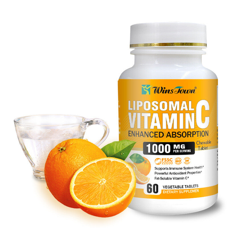 Winstown Vitamin C 1000mg Tablets Multvitamin Candy Immune 60 Tablets/bottle