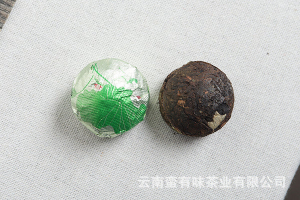 500g Yunnan Ripe PuEr Tea Lotus Leaf Flavor Mini Tuo Tea Rich Aroma