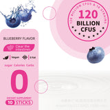Health, Blueberry Flavor 10 Sticks Probiotic Jelly – Multi-Strain Digestive